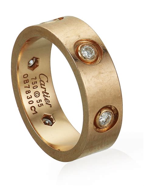 gold cartier love ring|cartier love ring gold plated.